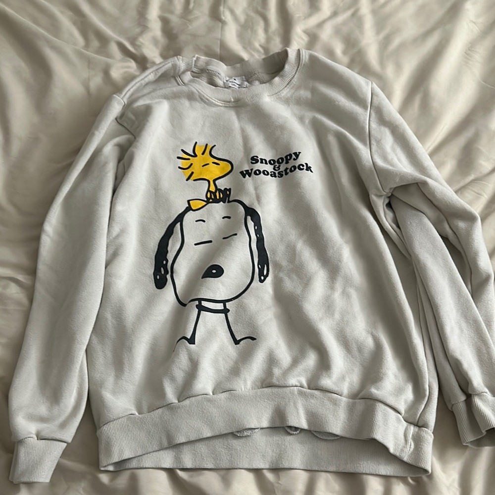 Snoopy and Woodstock Graphic Sweatshirt